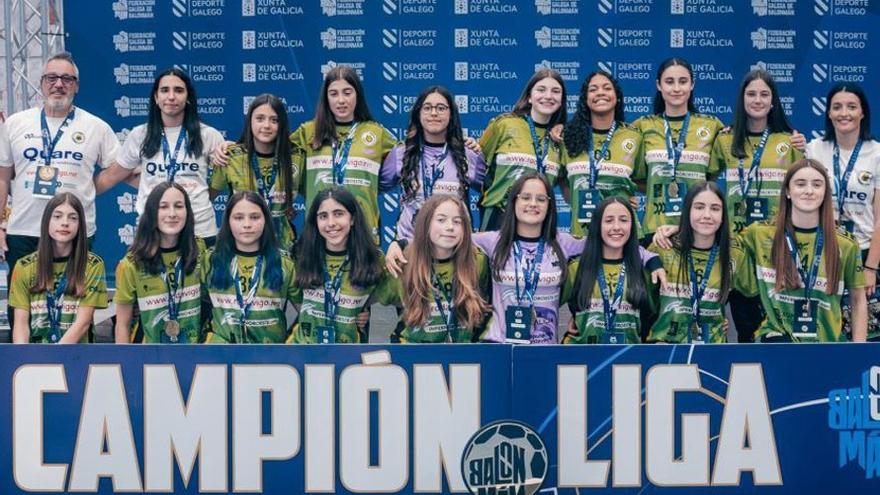 La Bombonera acoge el sector infantil femenino de balonmano