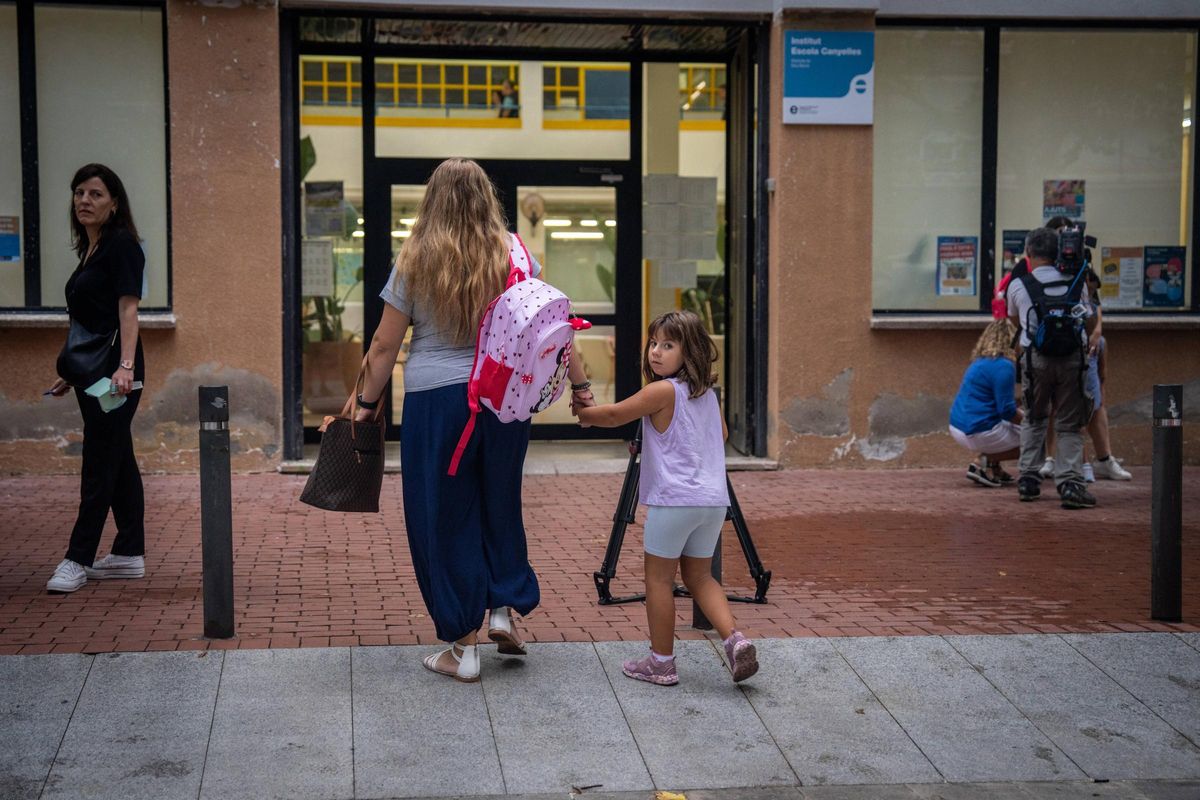 Vuelta al cole en el Institut Escola Canyelles de Barcelona