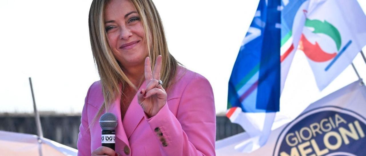 Los caladeros del malestar en los que pesca Giorgia Meloni, favorita en las elecciones italianas.