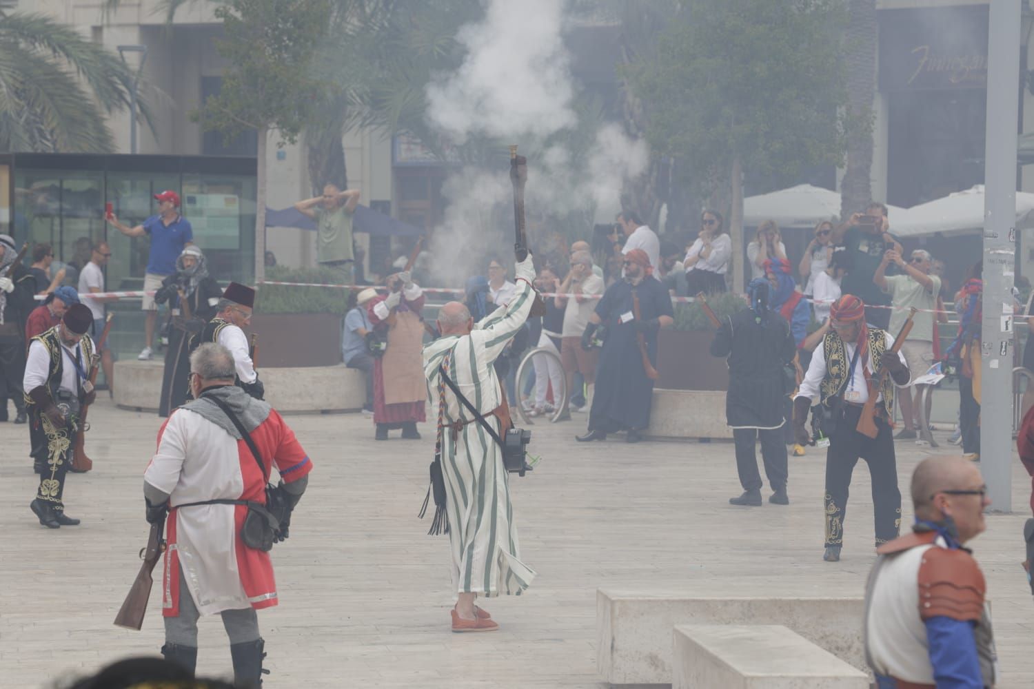 Trabucà en el centro de València