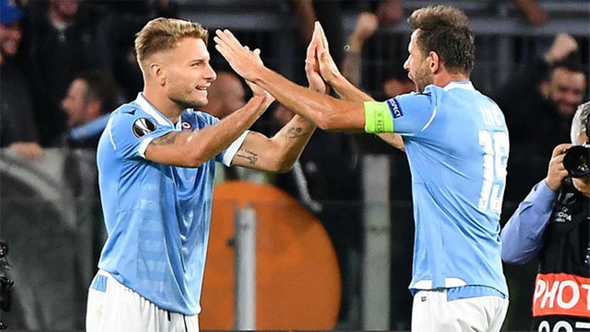 La Lazio supera al Stade Rennais con remontada incluida