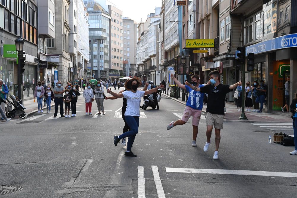 A Coruña celebra el ''Día sin coches'' en San Andrés