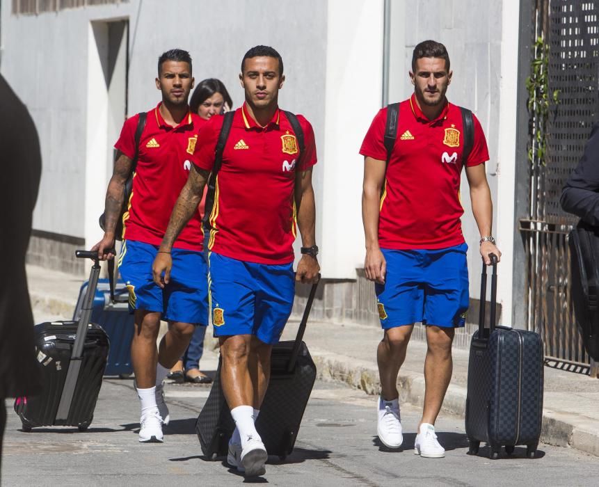 El entrenamiento de La Roja ayer en el Rico Pérez