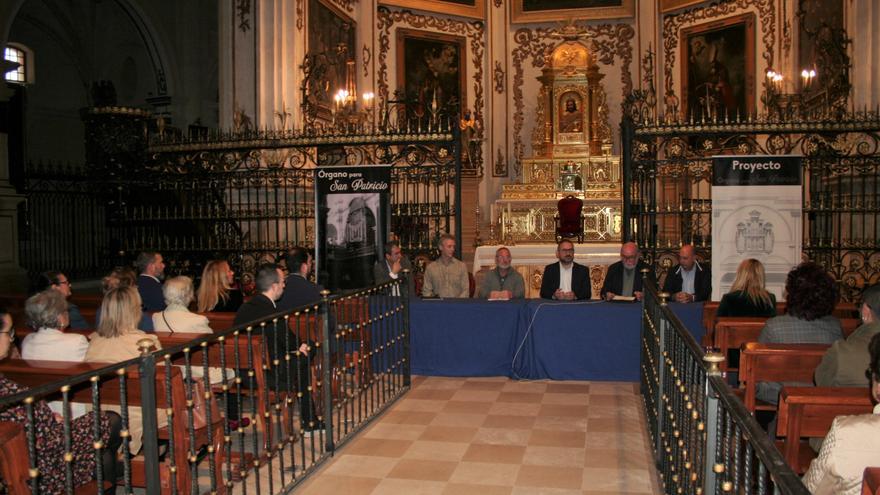 La antigua colegial de San Patricio de Lorca tendrá un órgano en veinticuatro meses