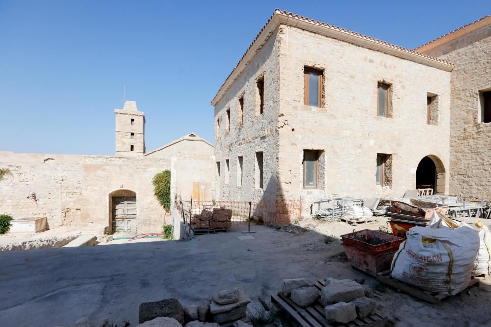 Visita a las obras del Parador de Turismo de Ibiza