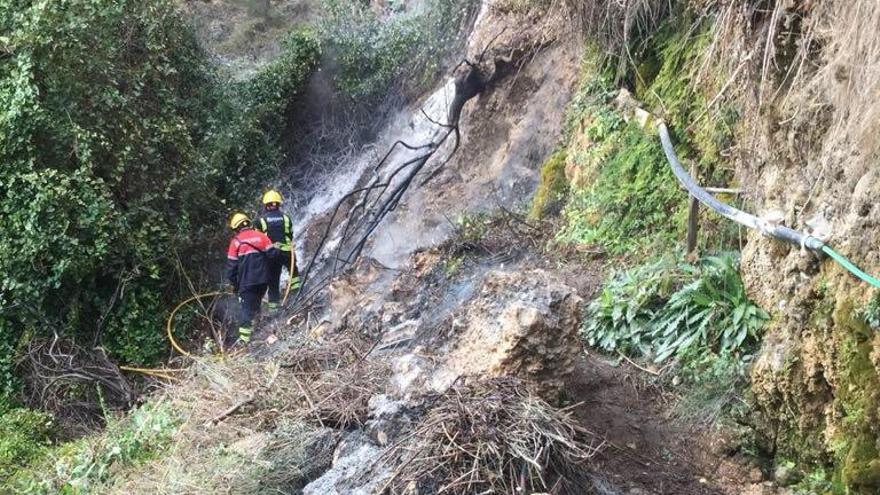 Pequeño incendio en El Salt