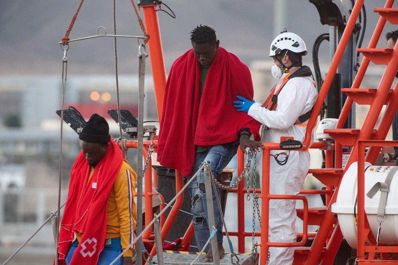 Rescatan a 289 migrantes en cuatro pateras cuando se encontraban en aguas cercanas a Fuerteventura y Gran Canaria