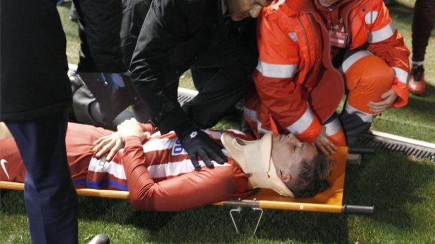 Torres, fuera de peligro tras quedar inconsciente