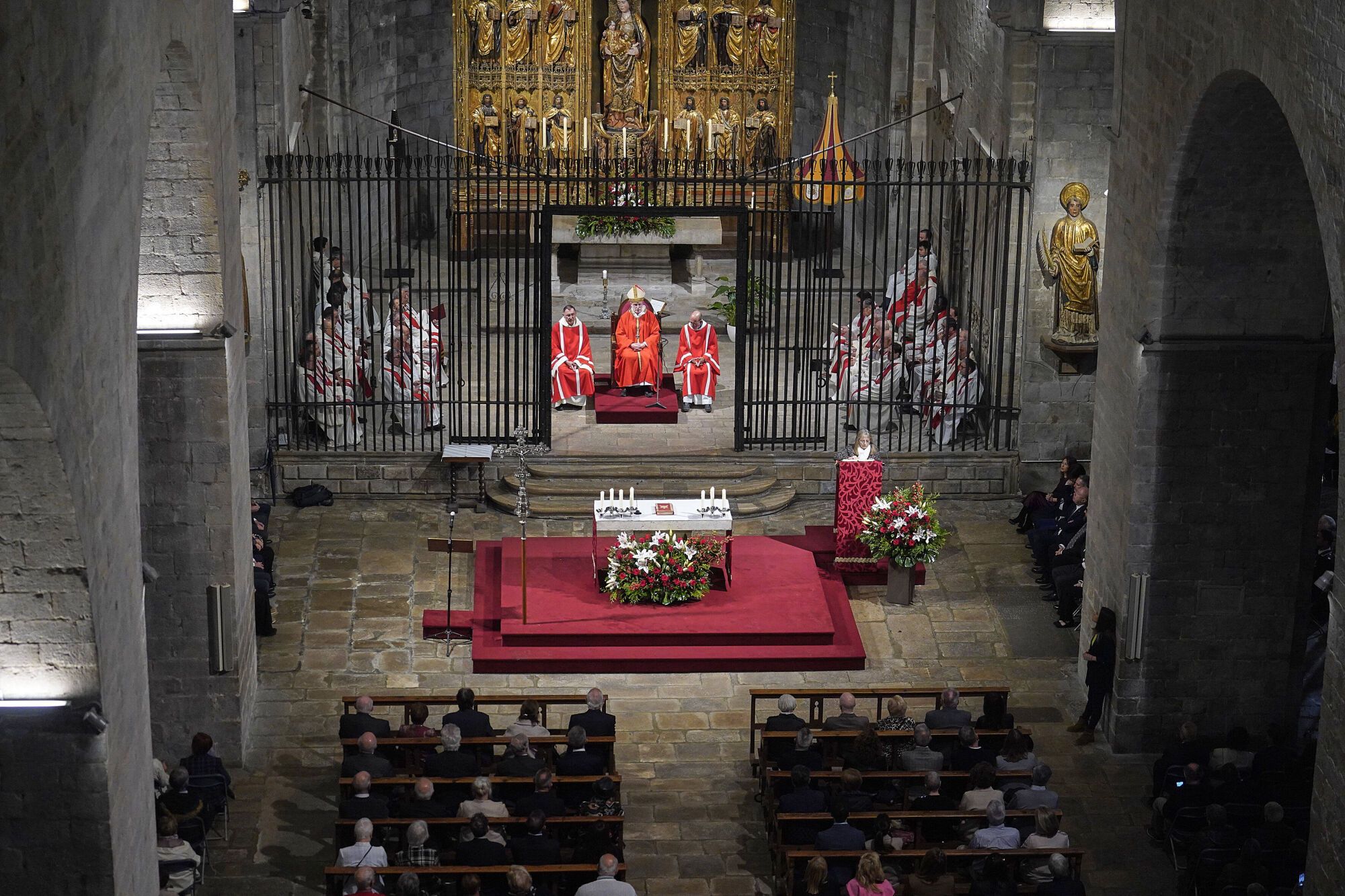 Girona Basílica de Sant Feliu missa de Sant Narcís El Bisbe de Girona evoca Sant Narcís per combatre "la guerra, la fam i la manca d'una vida digna"