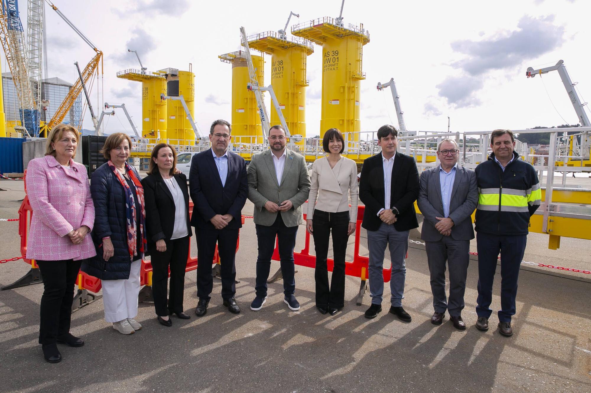 EN IMÁGENES: La visita de la ministra de Ciencia a Avilés