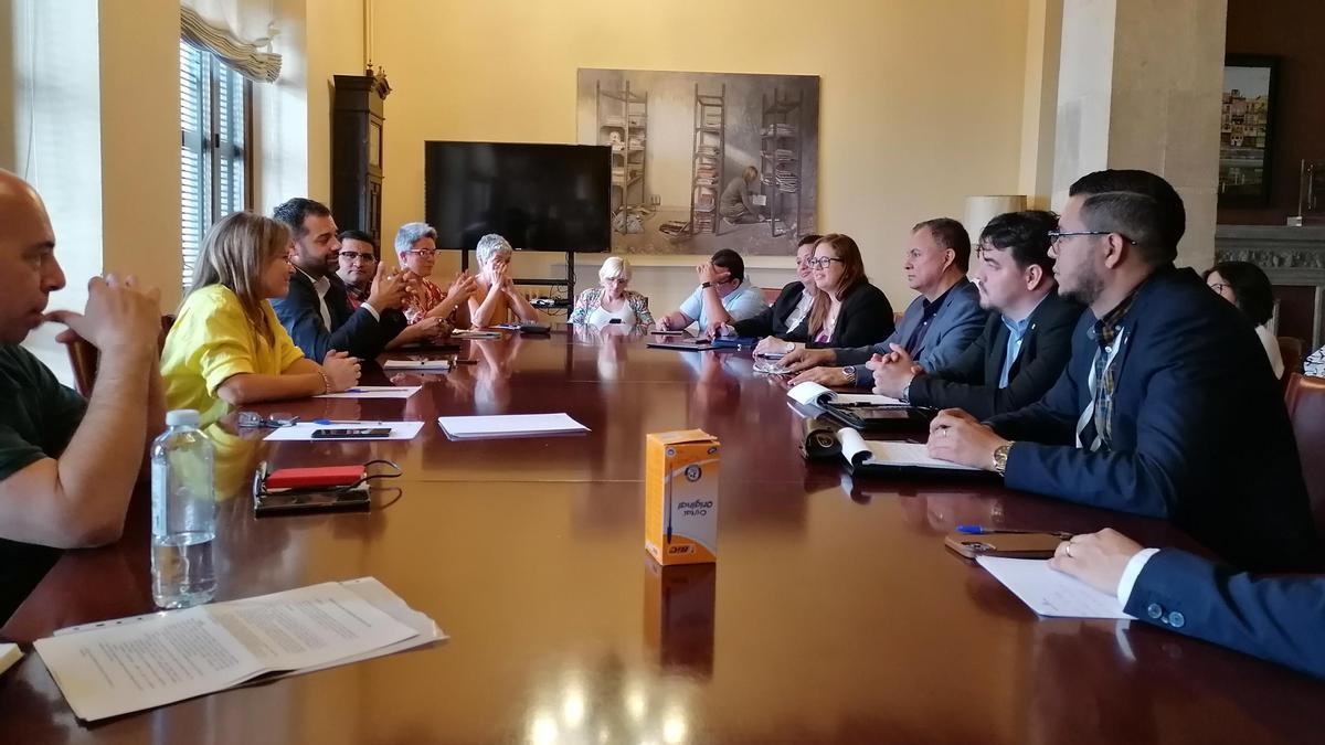 Representants de l’Ajuntament de Girona es van reunir al juny amb una delegació del Govern d’Hondures que estava de gira per Espanya