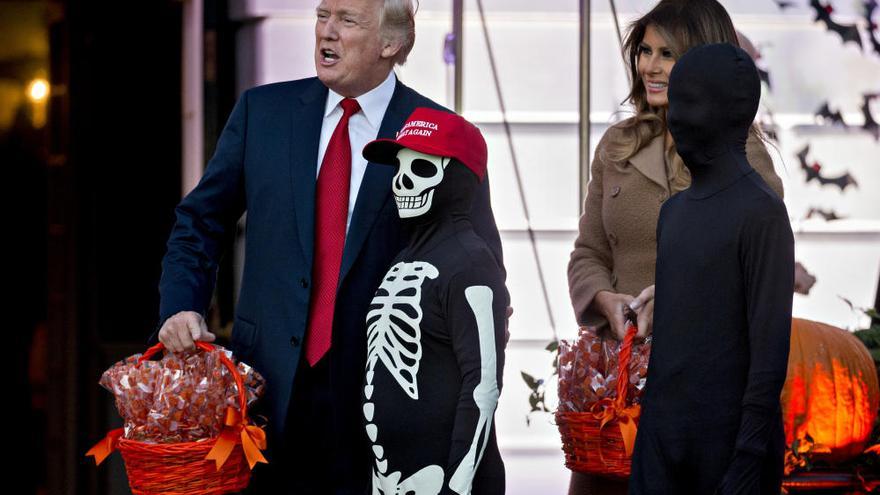Los Trump celebran Halloween en la Casa Blanca