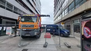 La ciudad pierde el primer ascensor del Vigo Vertical durante un mes