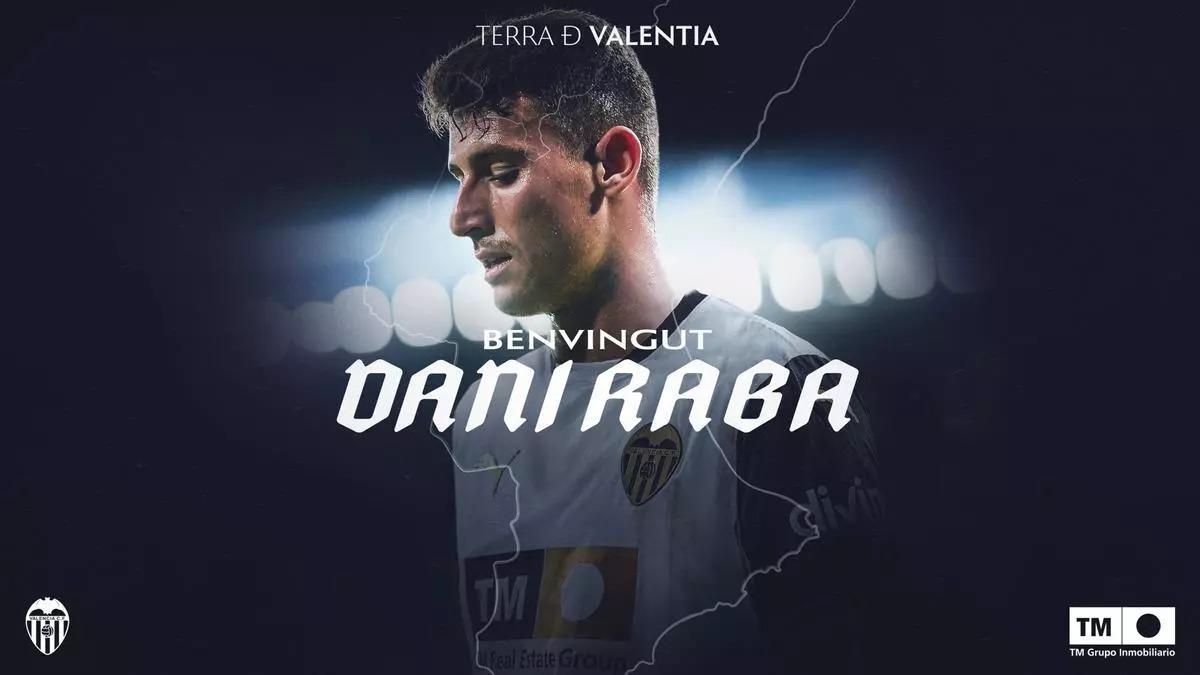 Dani Raba, nuevo jugador del Valencia CF