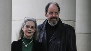 Josep Maria Pou y Vicky Peña, protagonistas de ’Justícia’, de Guillem Clua, este miércoles en el TNC. 