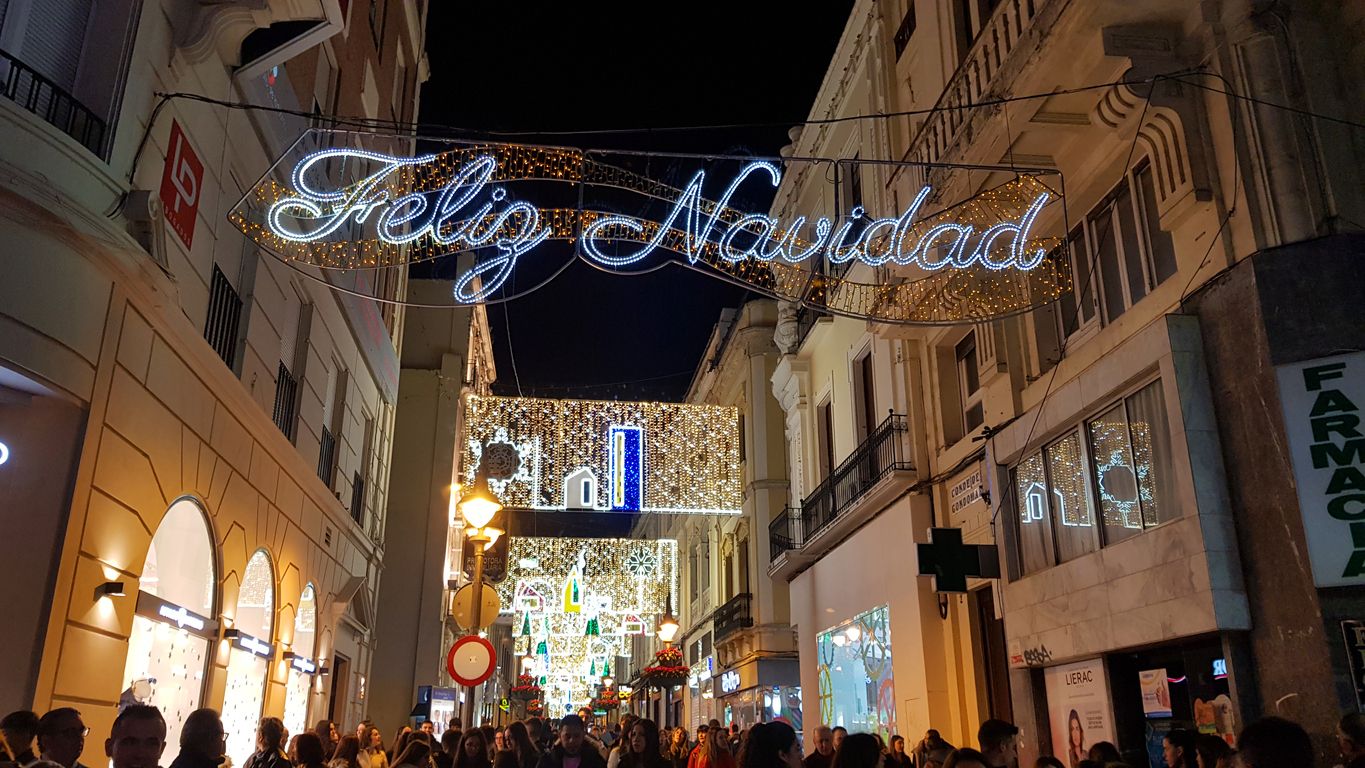 Luces de Navidad en Córdoba.