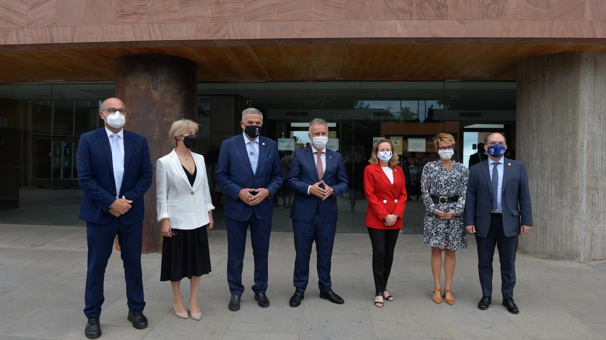 La ministra Nadia Calviño visita el Parque Científico Tecnológico de la ULPGC