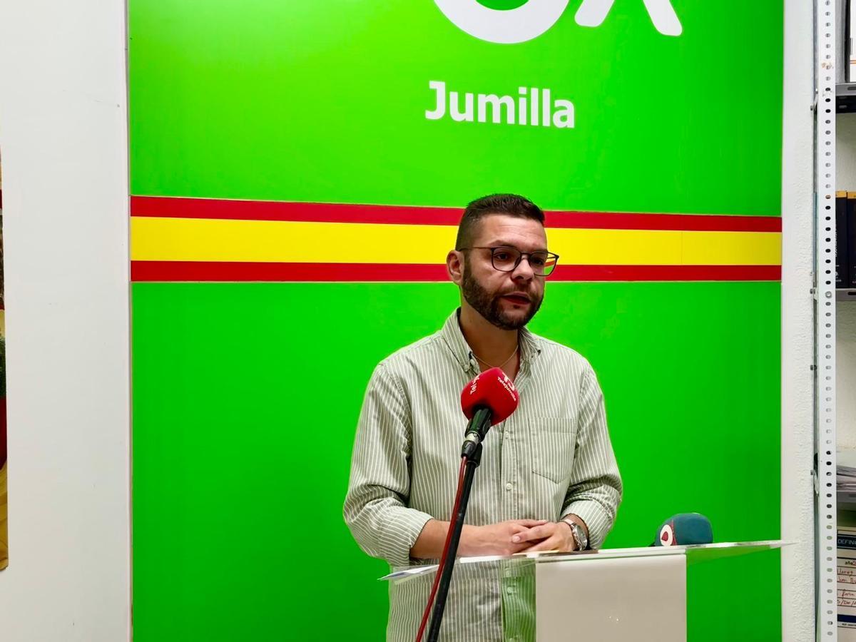 Juan Agustín Carrillo, portavoz de Vox en Jumilla.