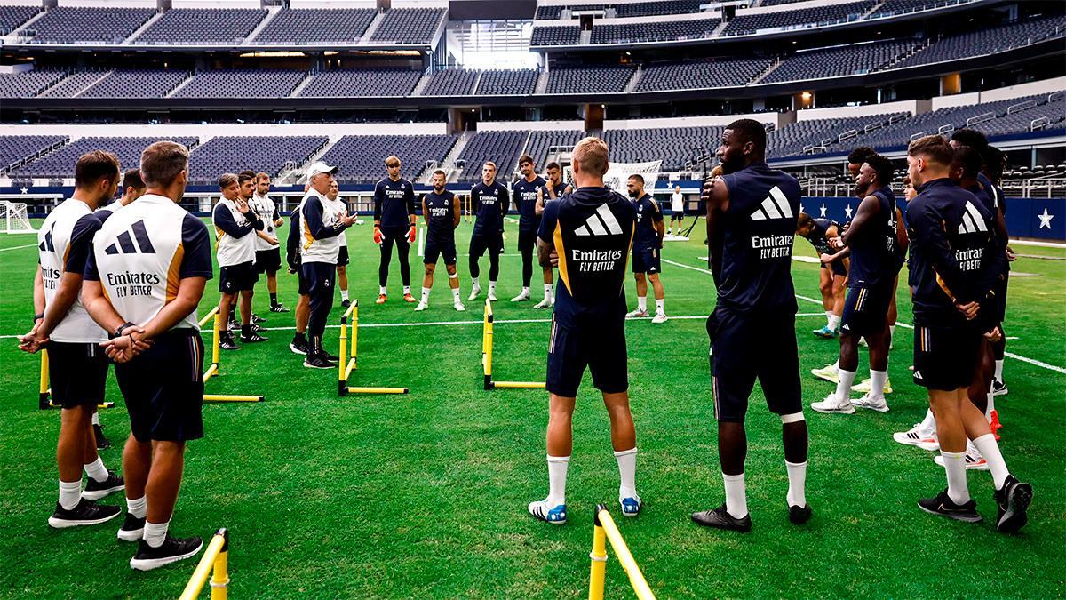 El Madrid vuelve al trabajo en Dallas con la mirada puesta en el Juventus