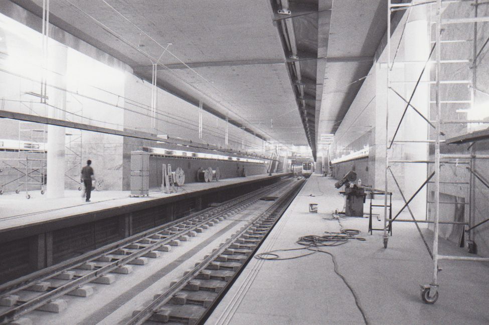 Así se construyó la primera linea de metro de València