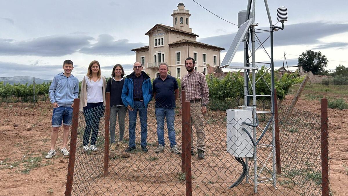 Estació de mesura de paràmetres ambientals a la Torre Lluvià
