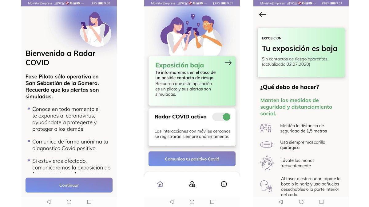 ¿Cómo funciona la app Radar Covid?