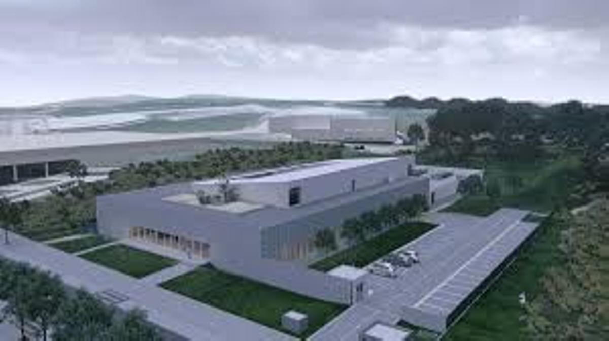 Recreación virtual de la nueva sede del Cesga, que se construirá en una parcela de más de 9.00 m2 en A Sionlla.