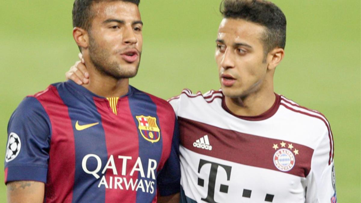 Su padre sueña con ver a Rafinha y Thiago juntos en el Barça