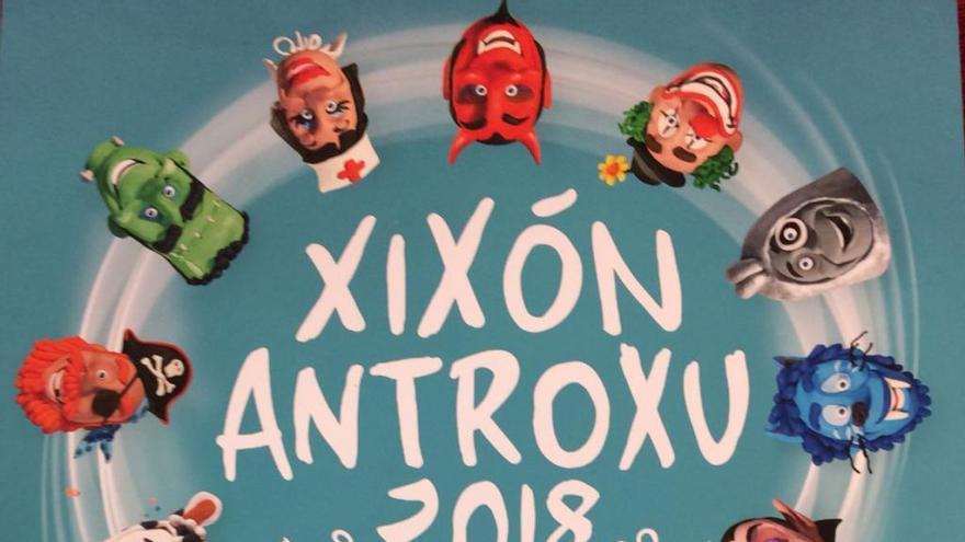 Un ilustrador murciano firma el cartel del Antroxú gijonés