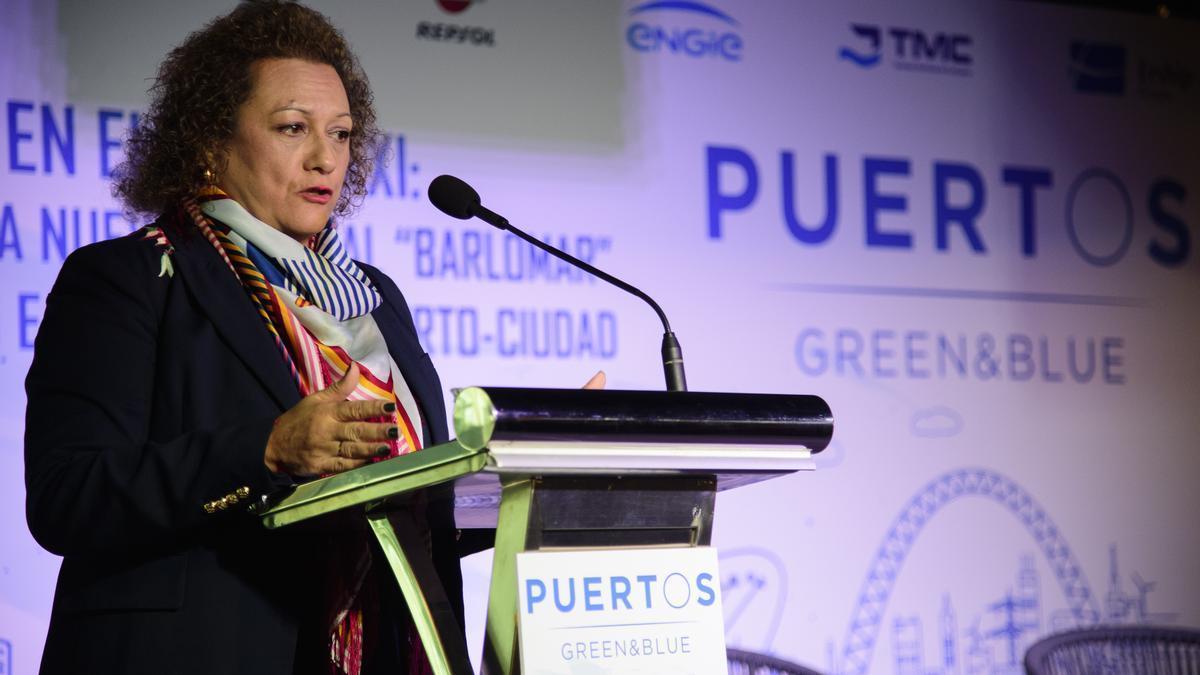Yolanda Muñoz, presidenta de la Autoridad Portuaria de Cartagena IVAN URQUIZAR