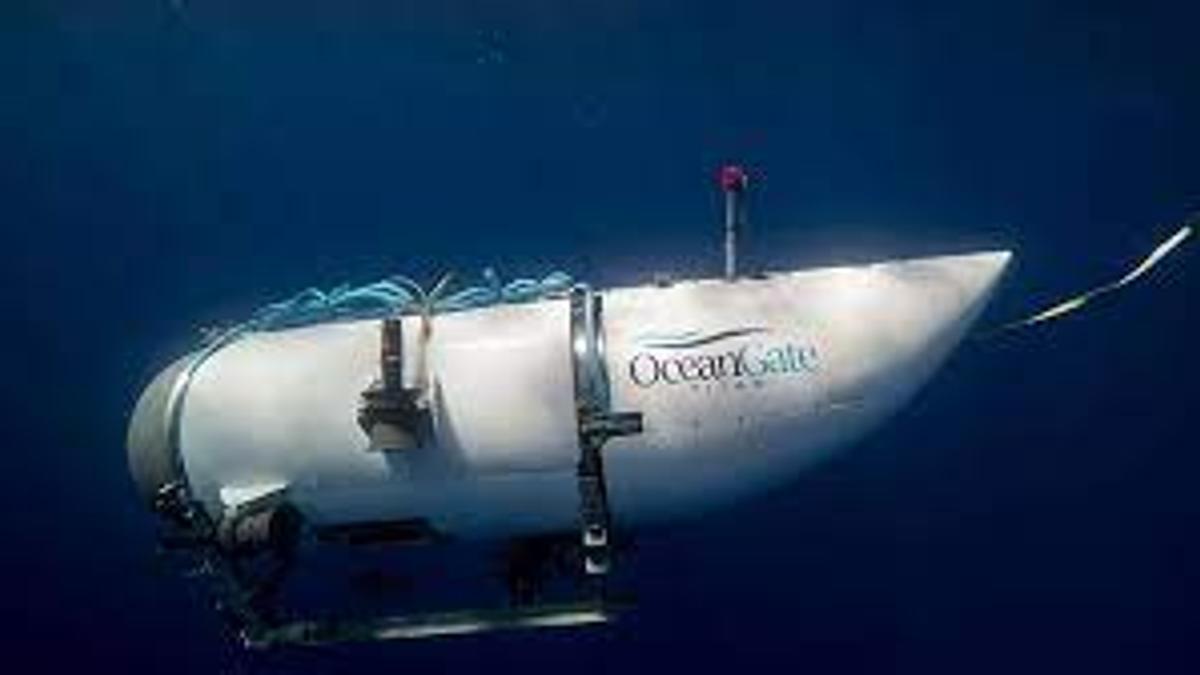 Una imagen del submarino desaparecido