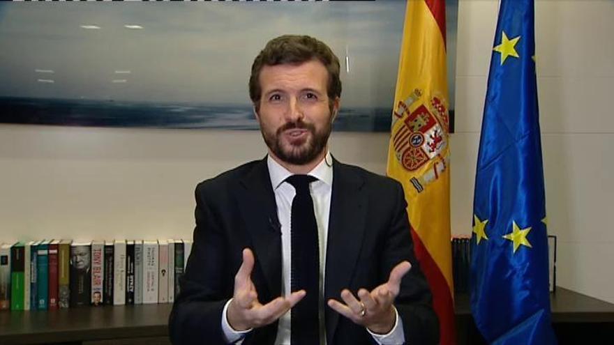 Casado afirma que el Gobierno actuó con retraso: "El Arca de Noé se construyó antes del diluvio"