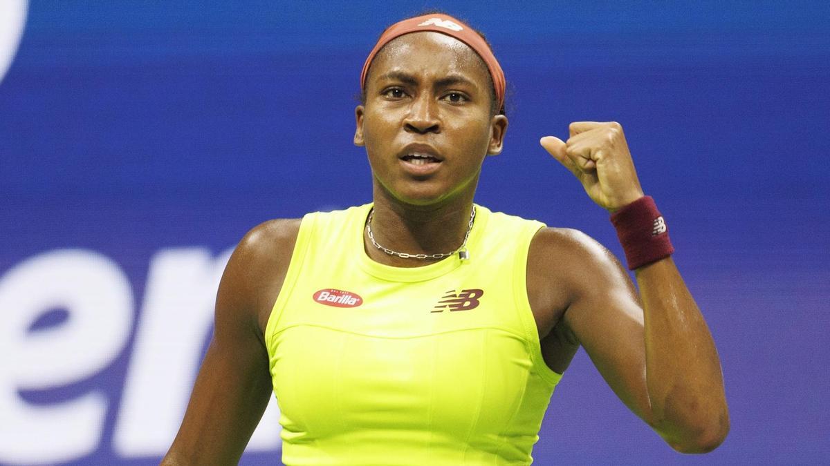 Coco Gauff, en el partido de este jueves