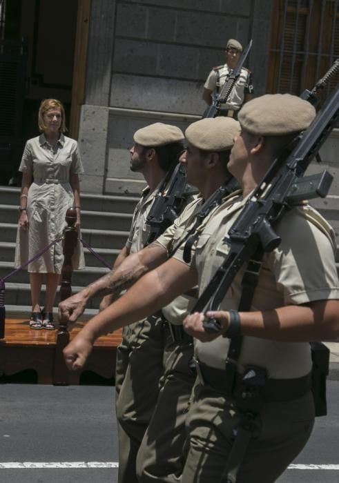 19/07/2017  EJERCITO DEFENSA   visita de la ministra de defensa María Dolores de Cospedal  a la capitanía  de canarias