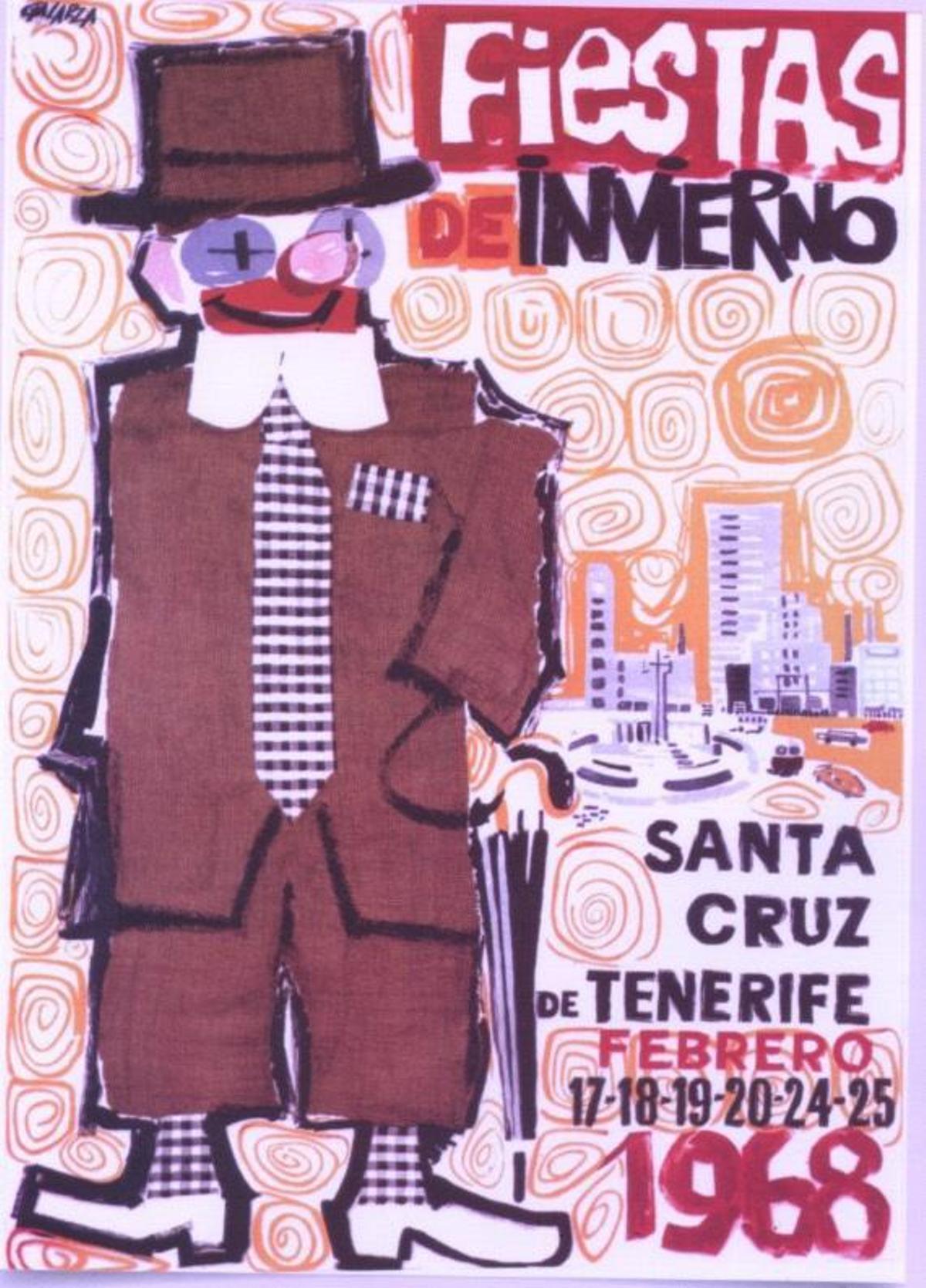 Cartel de las Fiestas de Invierno de 1968. | | E.D.