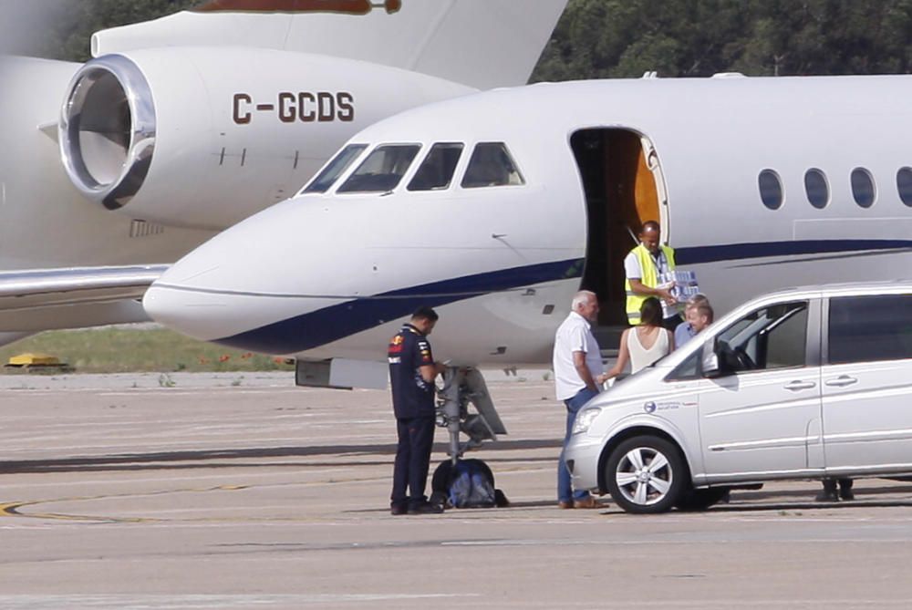 El propietari de Red Bull aterra a l'aeroport de Girona