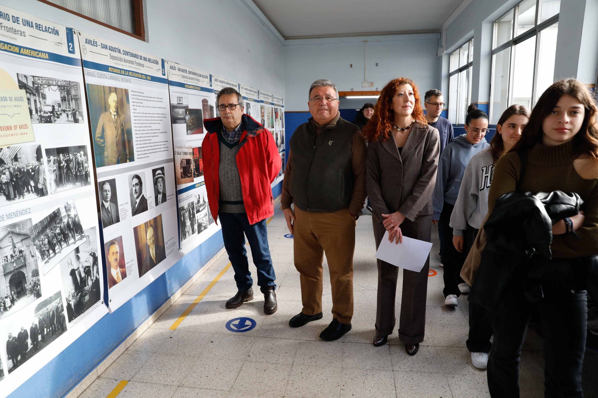 En imágenes: Así fue la inauguración de la exposición del hermanamiento de San Agustín de la Florida y Avilés en el Carreño Miranda