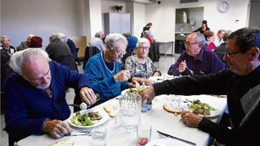El menjador social de Santa Eugènia, que l&#039;any passat va atendre 121 persones.