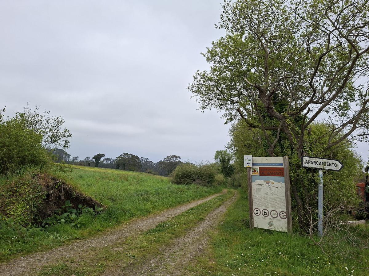 En imágenes: El Principado plantea la mejora del aparcamiento y el acceso a Barayo desde el lado de Valdés