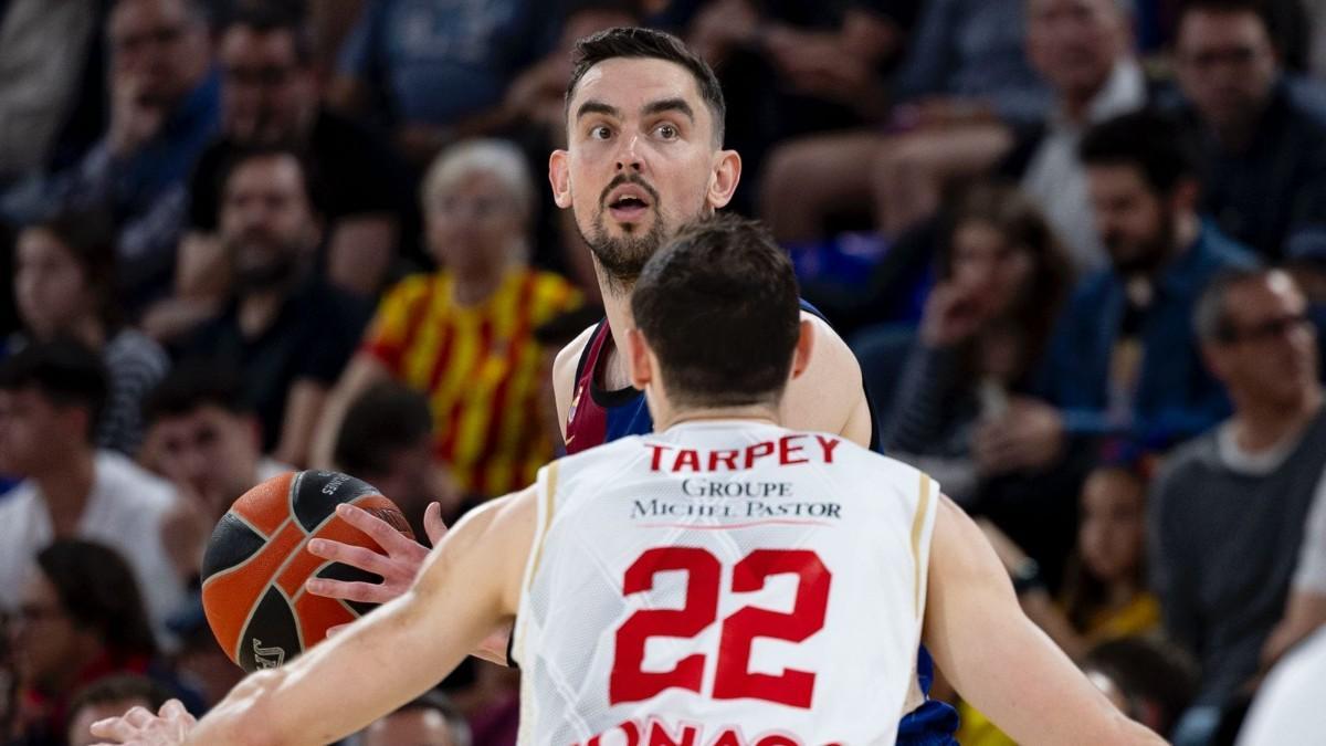 Tomas Satoransky, en el tercer partido del Playoff ante Mónaco