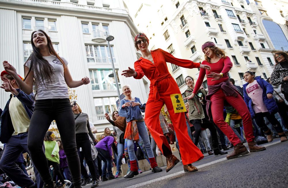 Protesta en Madrid contra el cambio climático