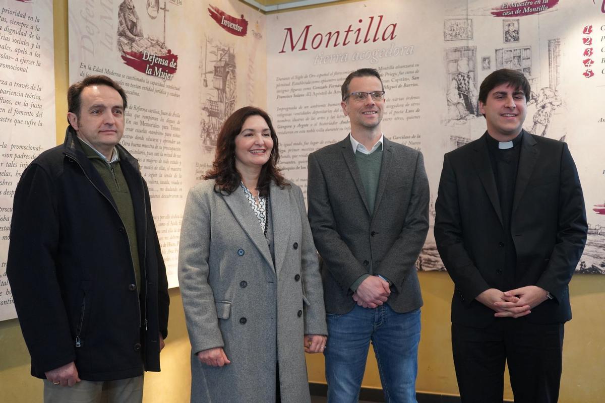 Presentación de la exposición sobre San Juan de Ávila en Montilla.