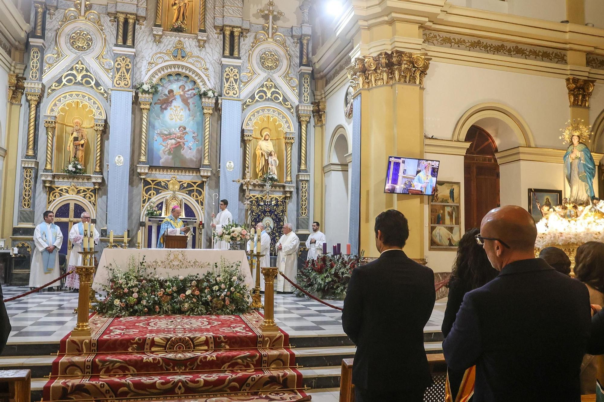 Misa y procesión de la festividad de la Purísima 2023 en Torrevieja