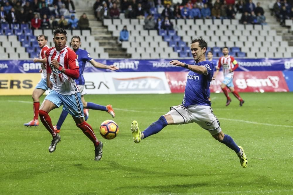 El partido entre el Real Oviedo y el Lugo, en imágenes