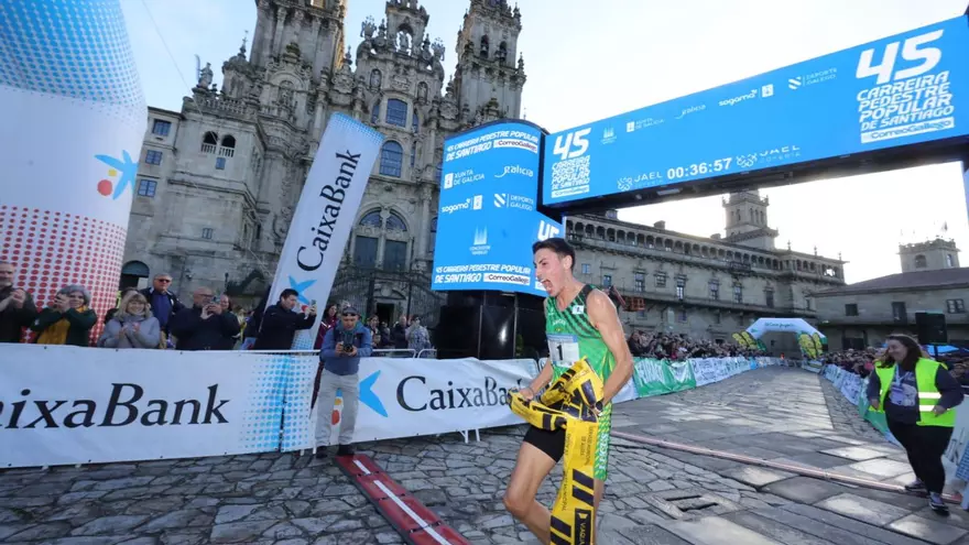 Así te hemos contado la Pedestre de Santiago 2024: Esteban Iglesia y Laura Santos ganan la carrera