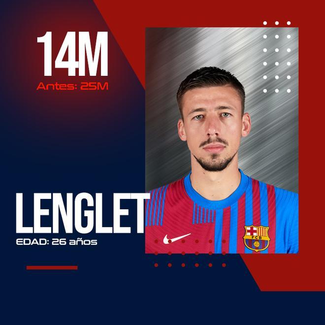 Lenglet también baja