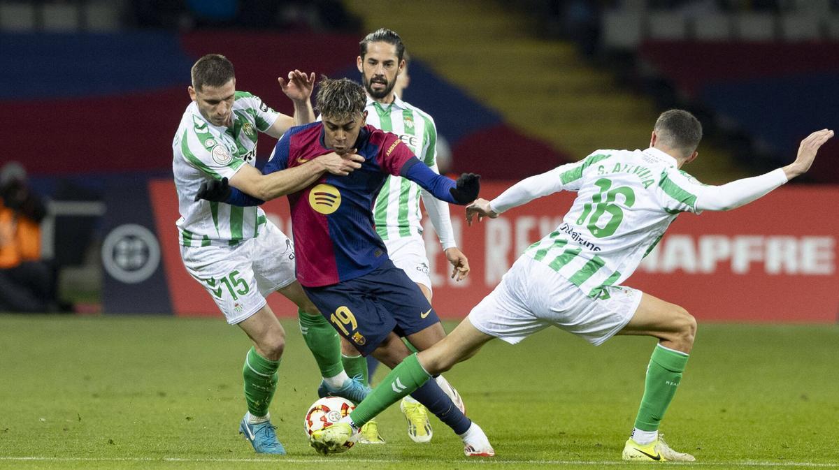Lamine Yamal es una de las amenazas del Barça ante el Betis