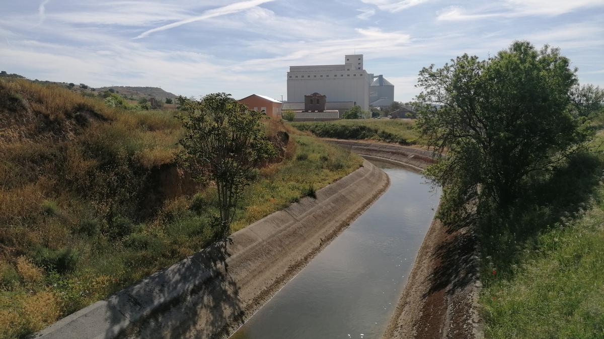 Un tramo del canal Toro-Zamora que discurre por el municipio toresano