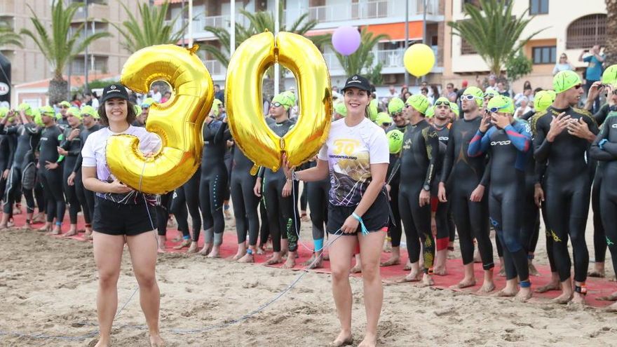 Una imagen de la edición de 2019 del Triatlón de Fuente Álamo