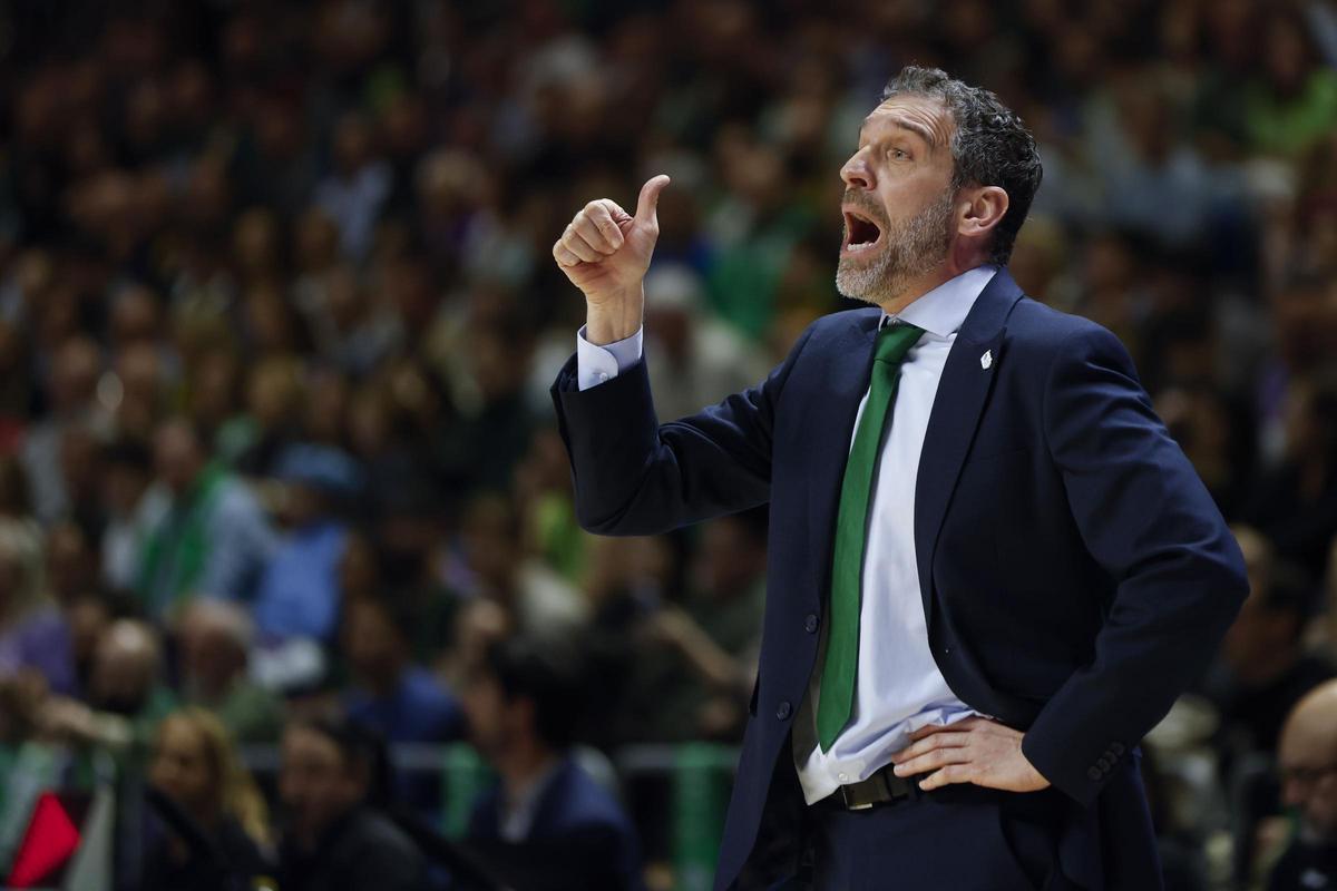 Ibon Navarro, durante el Unicaja-Real Madrid.